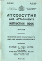 ATCO Autoscythe Instruction Book and Parts List