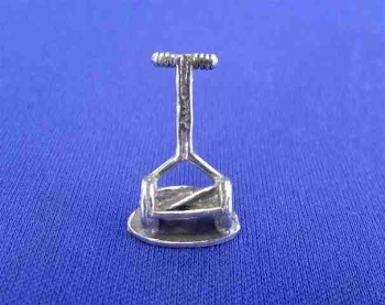 Minature Solid Pewter "Lucky Lawmower"