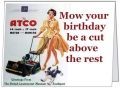 Atco Lady Birthday Card